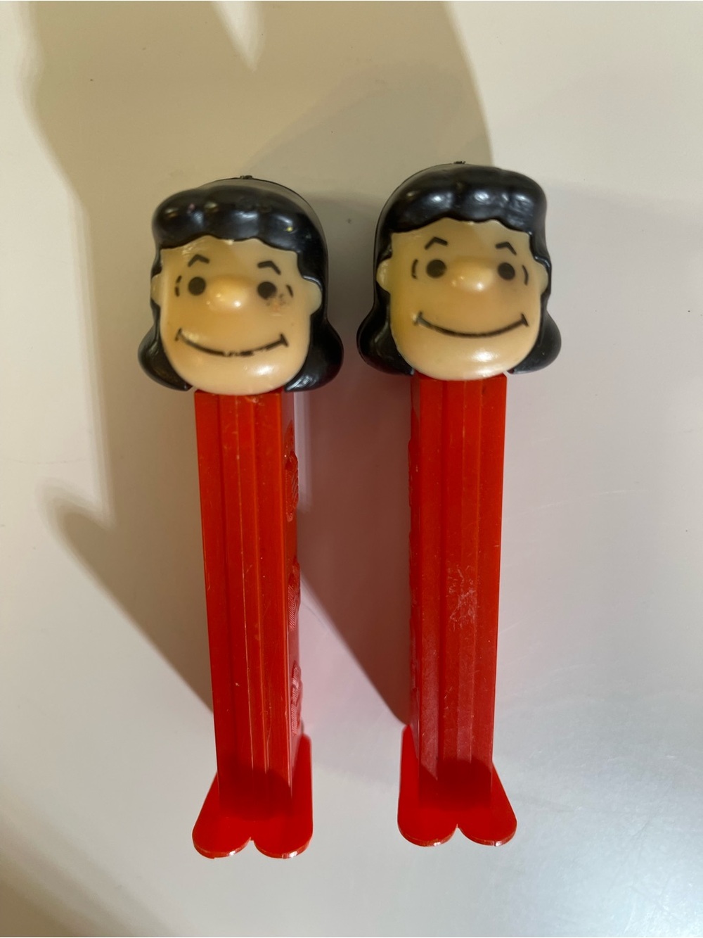 Vintage Peanuts Pez Dispensers 1950's x2 Lucy Made In Austria Nostalgia